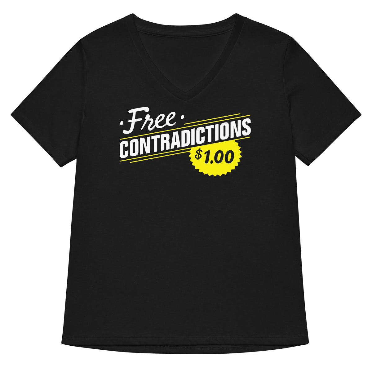 Free Contradictions Women's V-Neck Tee product image 2
