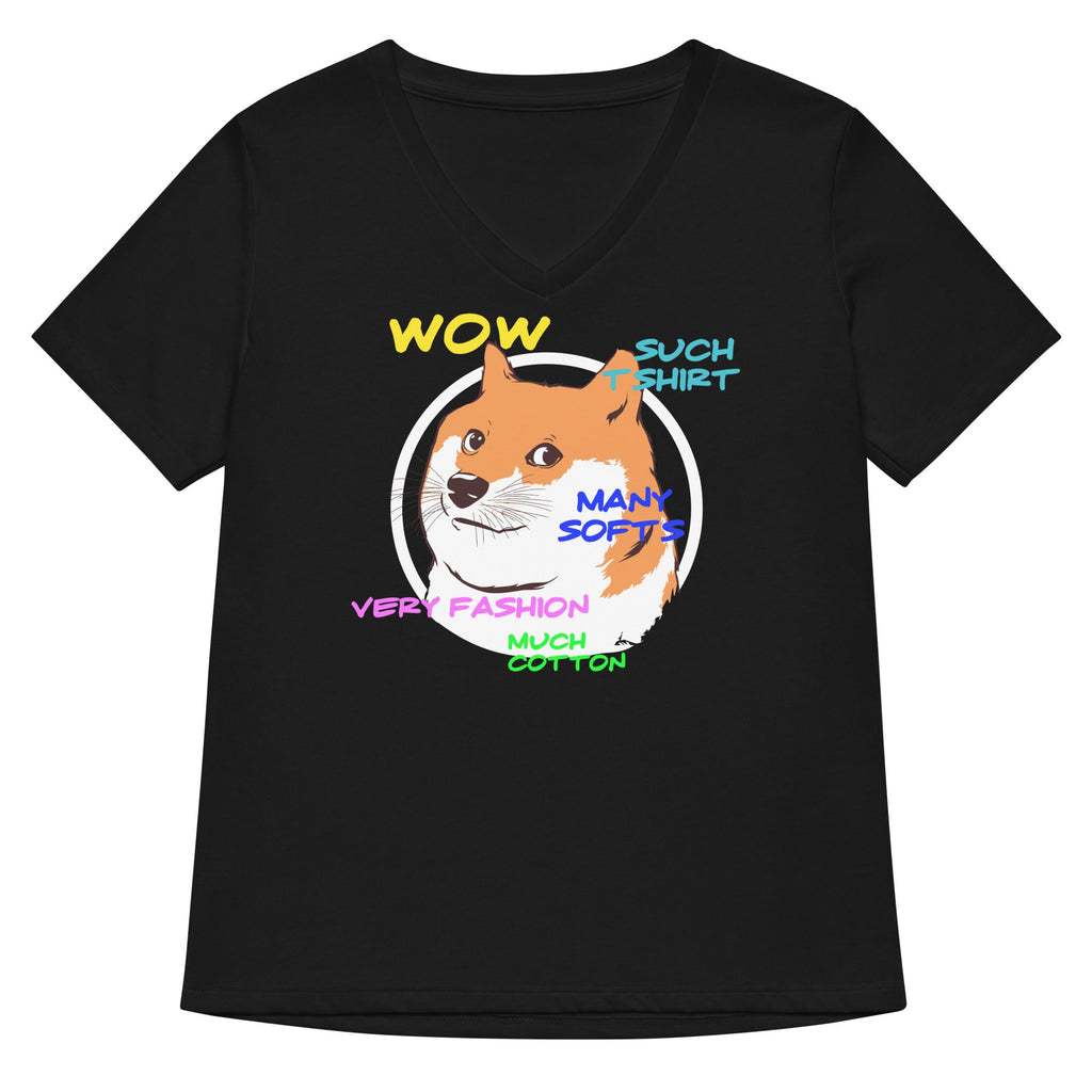 Doge Shirt Women's V-Neck Tee product image 1
