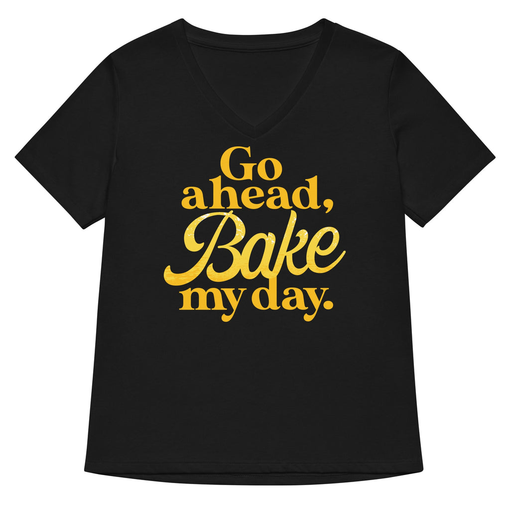 Go Ahead, Bake My Day Women's V-Neck Tee product image 2