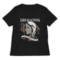 Dragons Are A Girl's Best Friend Women's V-Neck Tee product image 1