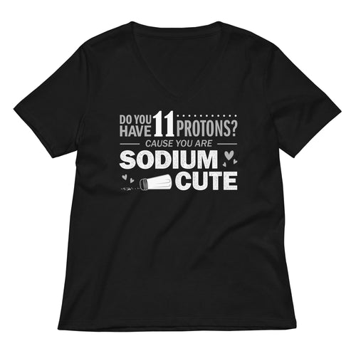 Do You Have 11 Protons? Women's V-Neck Tee product image 2
