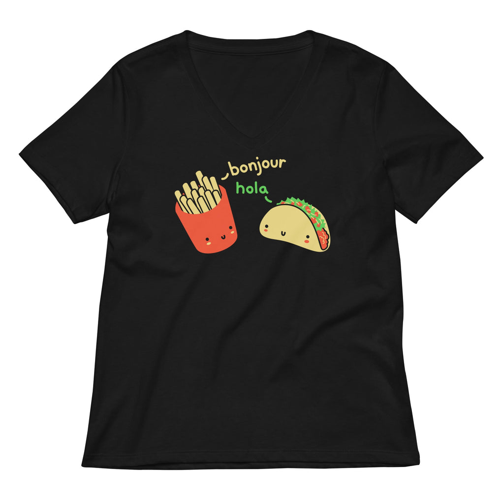 Hola Taco Women's V-Neck Tee product image 2