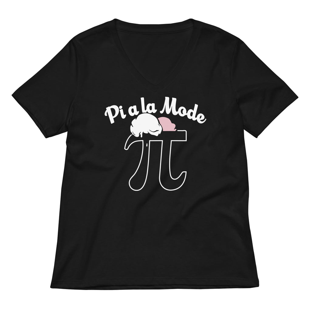 Pi a la Mode Women's V-Neck Tee product image 1