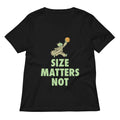 Size Matters Not Women's V-Neck Tee product image 1
