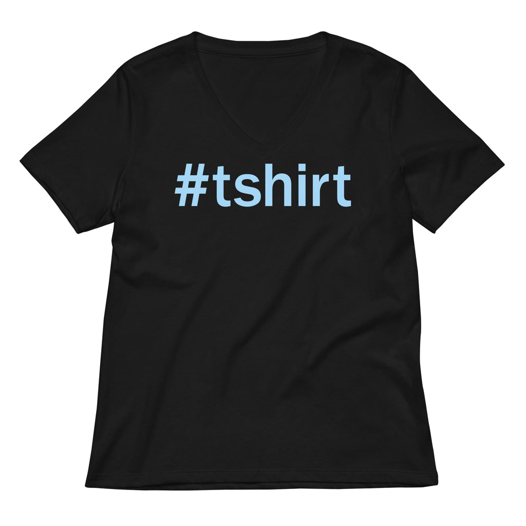 Hashtag T-Shirt Women's V-Neck Tee product image 1