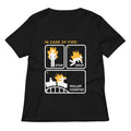 Stop Drop Roller Coaster Women's V-Neck Tee product image 1