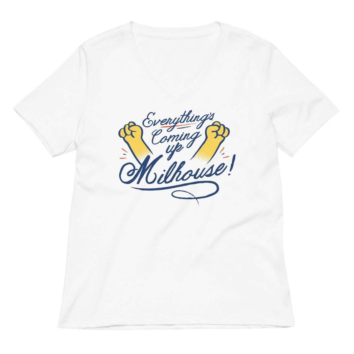 Everything's Coming Up Milhouse! Women's V-Neck Tee product image 1