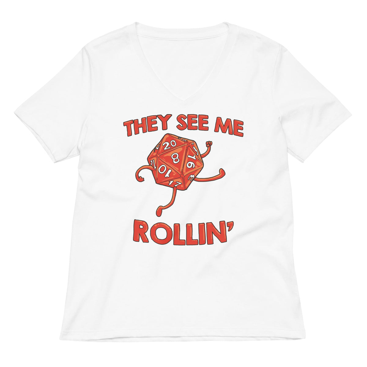 They See Me Rollin' Women's V-Neck Tee product image 2