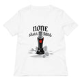 None Shall Pass Black Knight Women's V-Neck Tee product image 1