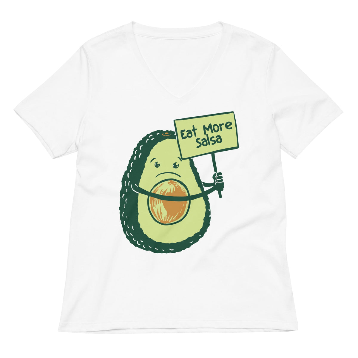 Eat More Salsa Women's V-Neck Tee product image 5