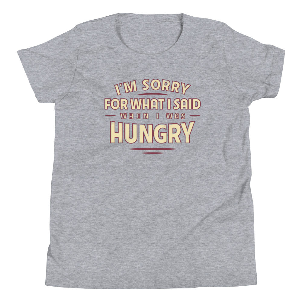 What I Said When I Was Hungry Kid's Youth Tee product image 4