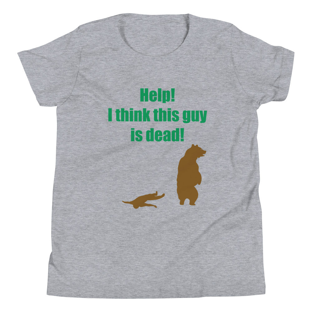 Help! I Think This Guy Is Dead! Kid's Youth Tee product image 1