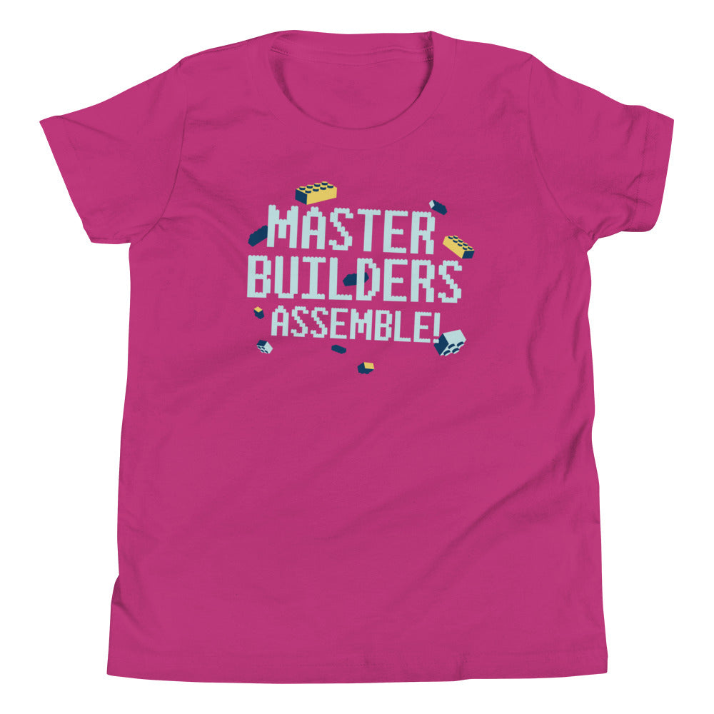 Master Builders Assemble! Kid's Youth Tee product image 4