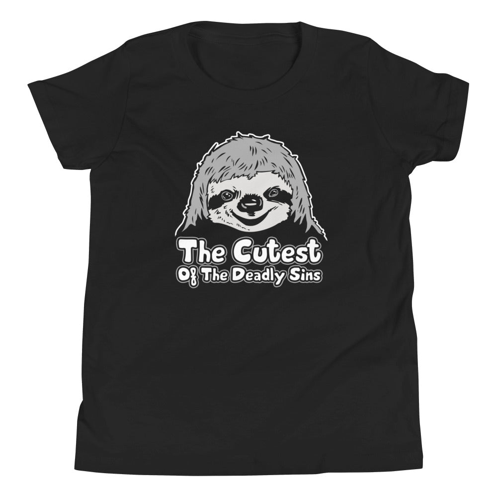 Sloth, The Cutest Of Deadly Sins Kid's Youth Tee product image 2