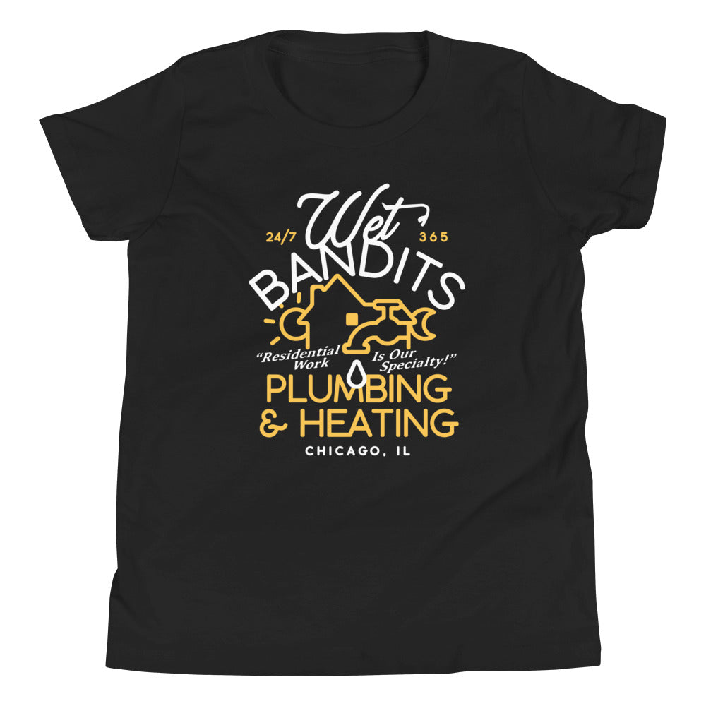 Wet Bandits Plumbing & Heating Kid's Youth Tee product image 2