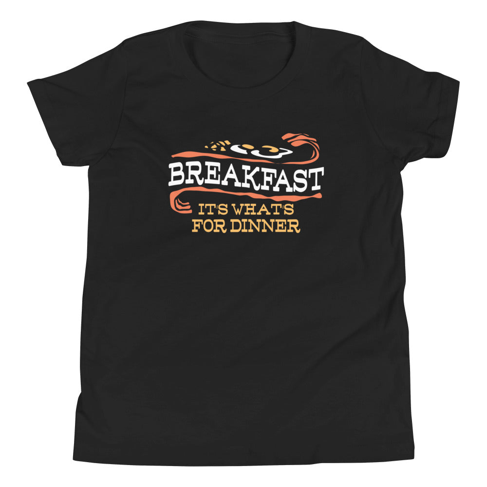 Breakfast, It's What's For Dinner Kid's Youth Tee product image 2