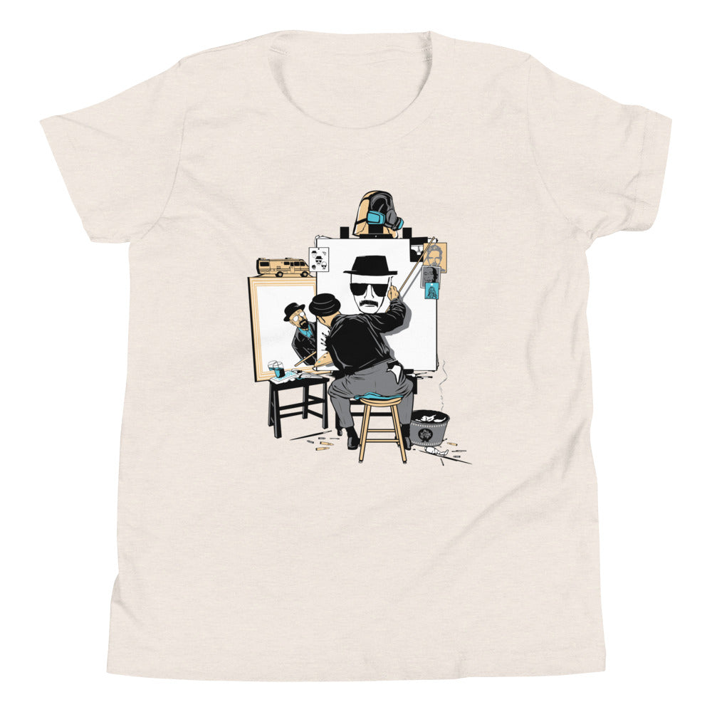 Heisenberg Self Portrait Kid's Youth Tee product image 5