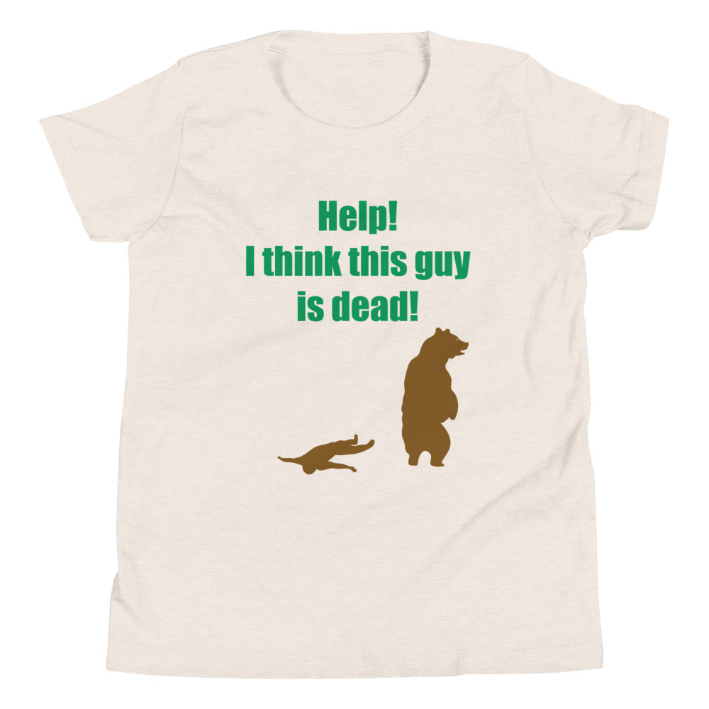 Help! I Think This Guy Is Dead! Kid's Youth Tee product image 3