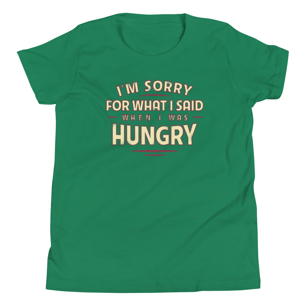 What I Said When I Was Hungry Kid's Youth Tee product image 3