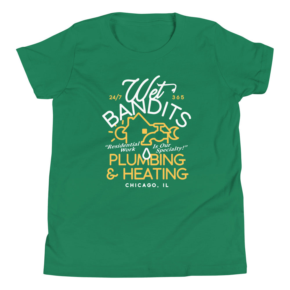 Wet Bandits Plumbing & Heating Kid's Youth Tee product image 6