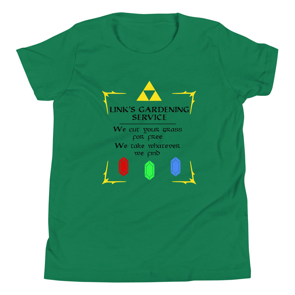 Link's Gardening Service Kid's Youth Tee product image 1