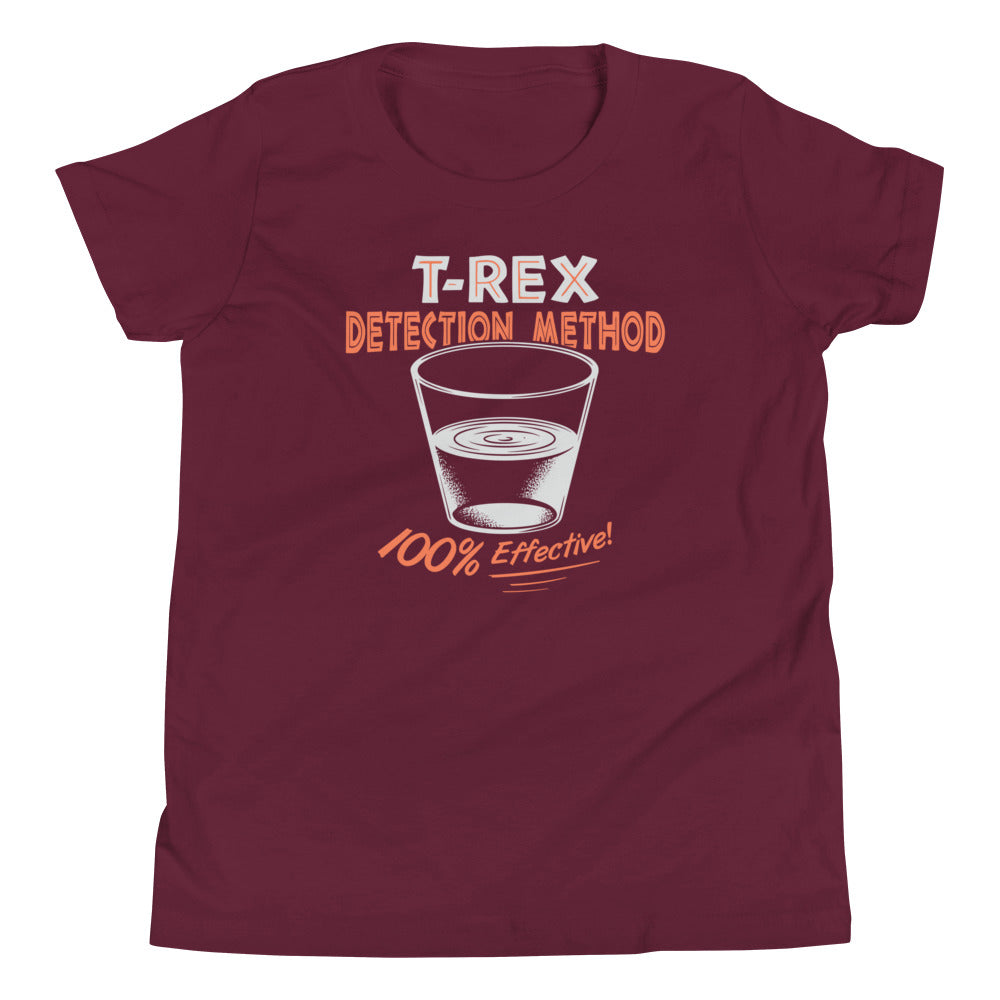 T-Rex Detection Method Kid's Youth Tee product image 3