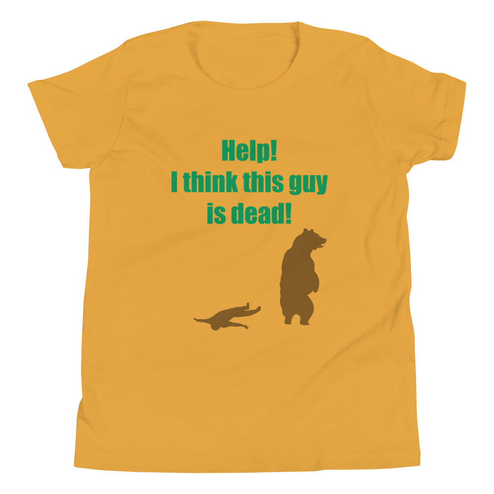 Help! I Think This Guy Is Dead! Kid's Youth Tee product image 2