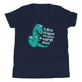 T-Rex Skipped Too Many Arm Days Kid's Youth Tee product image 1