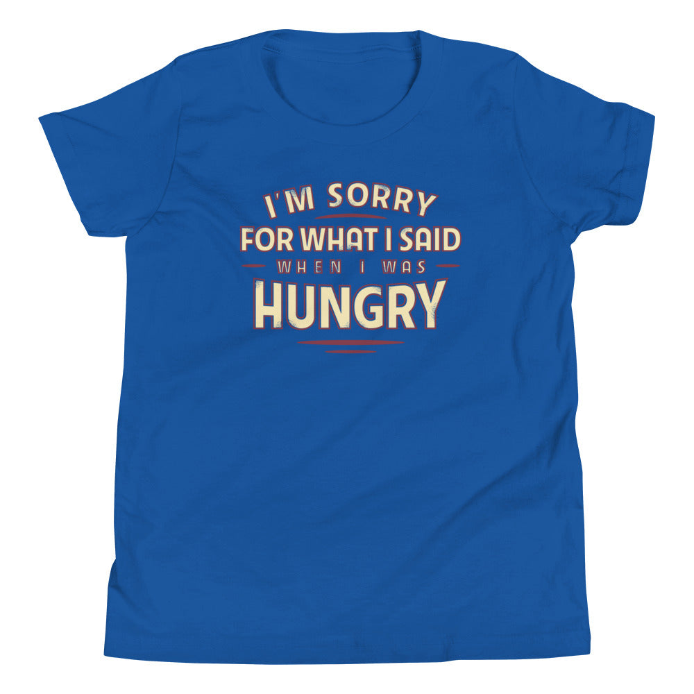 What I Said When I Was Hungry Kid's Youth Tee product image 2