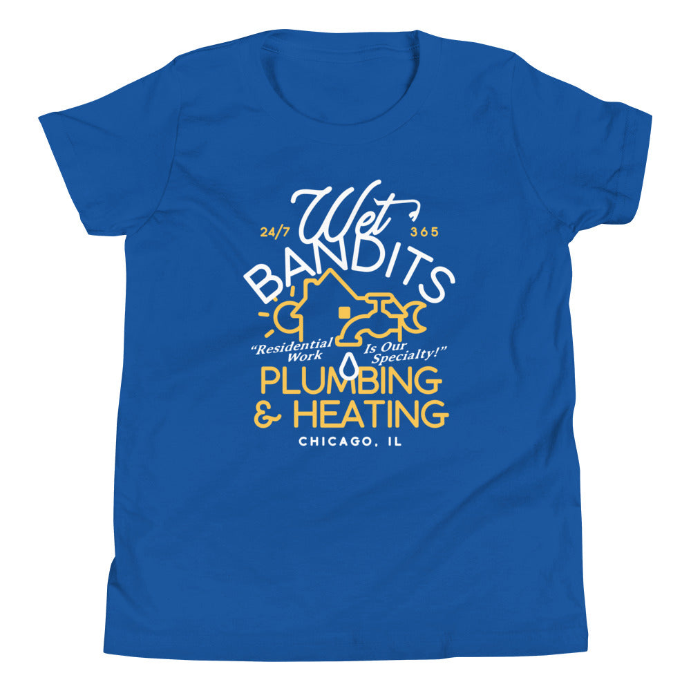 Wet Bandits Plumbing & Heating Kid's Youth Tee product image 5