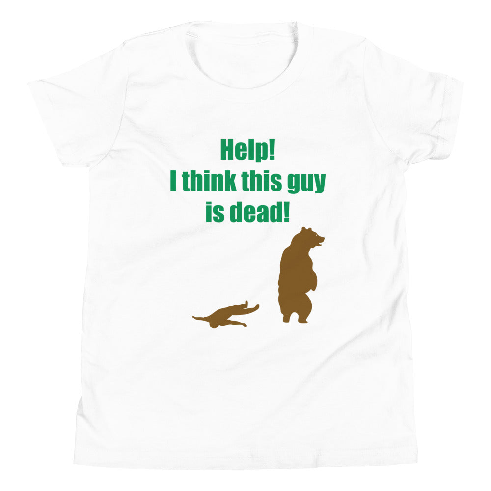 Help! I Think This Guy Is Dead! Kid's Youth Tee product image 4